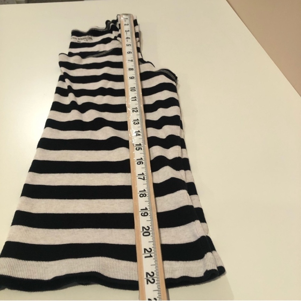 Allison Whitmore Black and White Striped Tank Top XL - Picture 5 of 6
